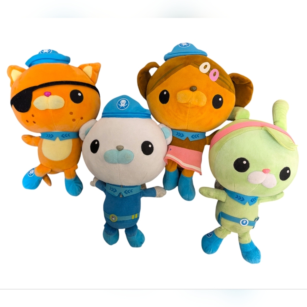 Octonauts Captain Barnacles, kawaii, tweak, dashi, Plush Stuffed Toy 12" plushie